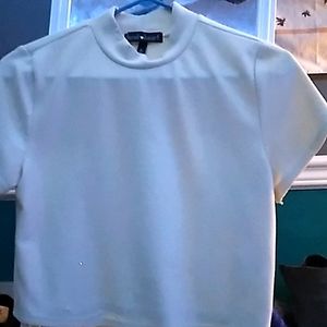 Pale yellow crop top